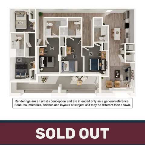 4BR/4BA - D6 - SOLD OUT