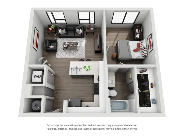 1BR/1BA - The Independent