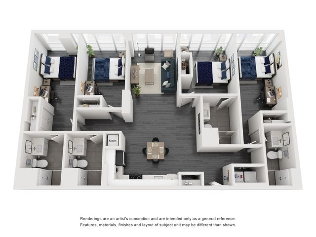 two bedroom d1