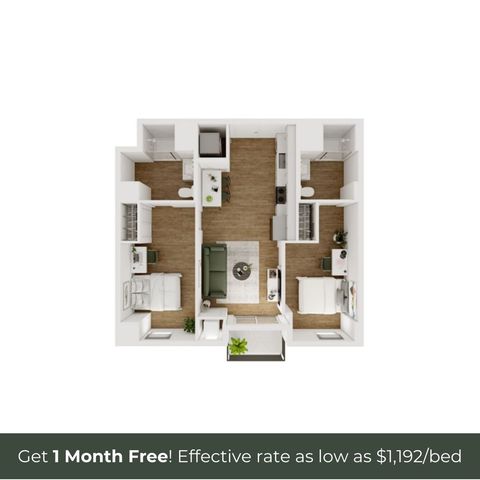 2BR_2BA - D - 3.3 Furnished