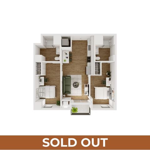2BR_2BA - D - 3.5 Furnished - SOLD OUT