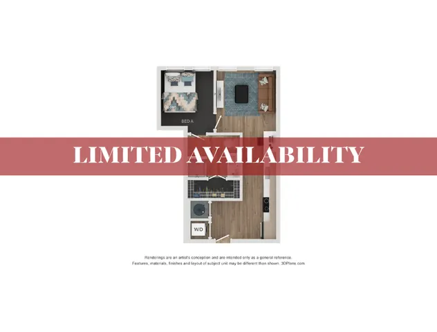 1BR/1BA - A3 Limited Availability