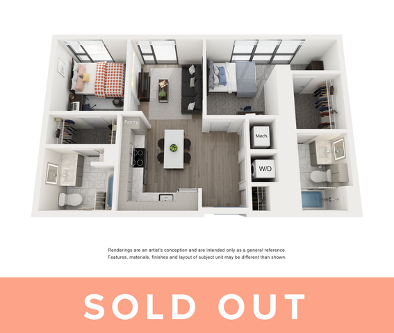 2BR/2BA - Celestial