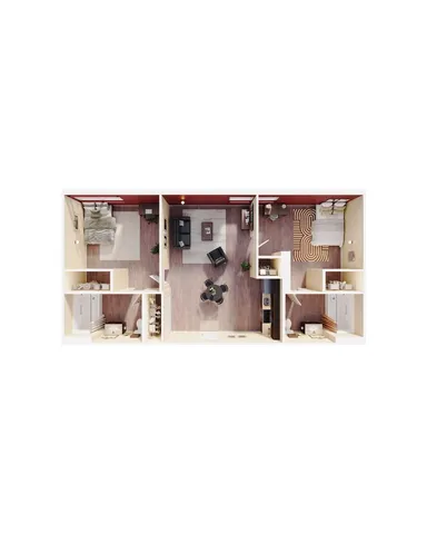 2BR/2BA - Warrior II