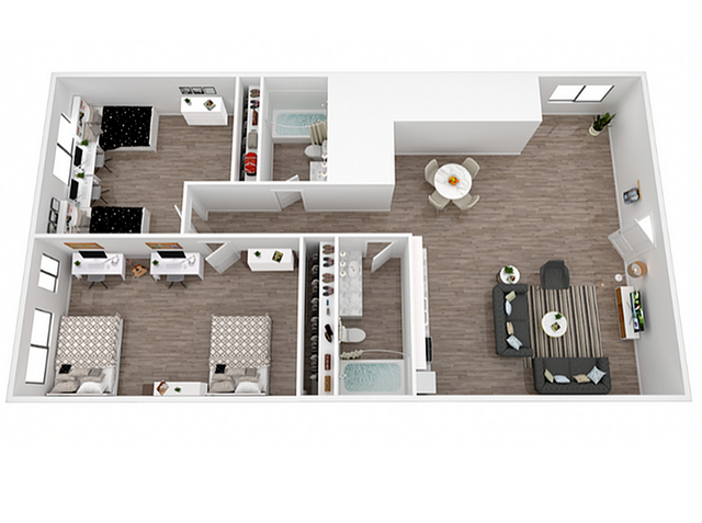 2BR/2BA - B2