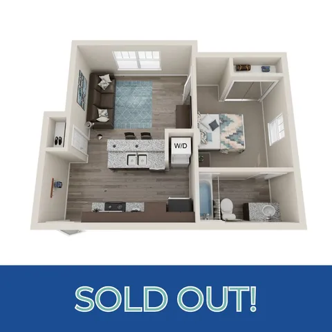 1BR/1BA - SOLD OUT