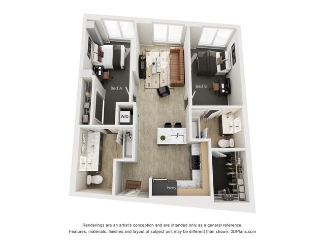 2BR/2BA - B1 ANSI TYPE A