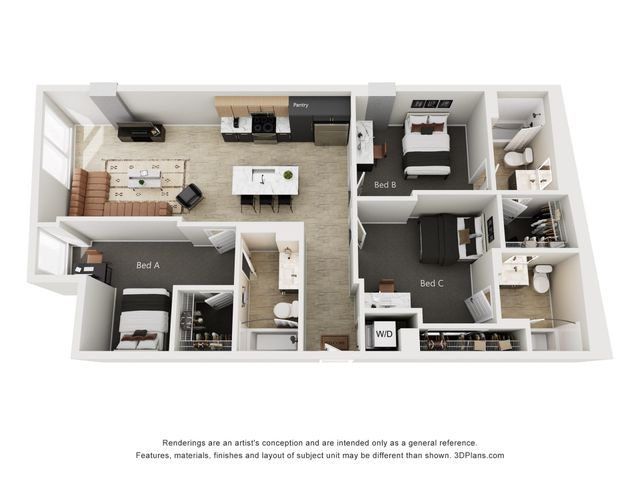 3BR/3BA - C1 ANSI TYPE A