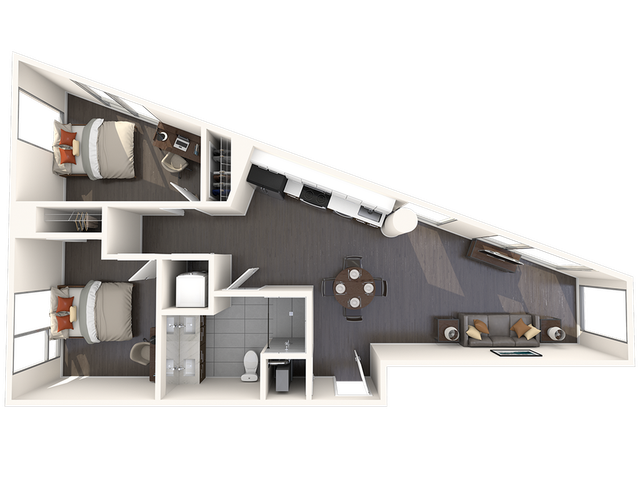 2BR/2BA - B2