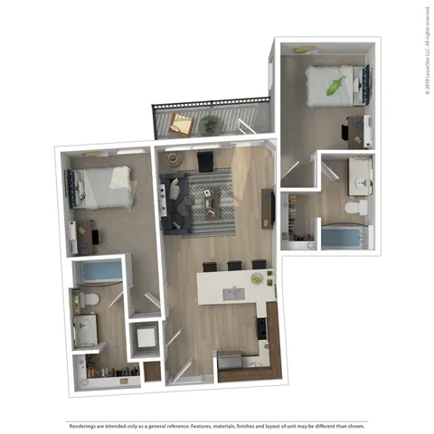 2BR/2BA - B3