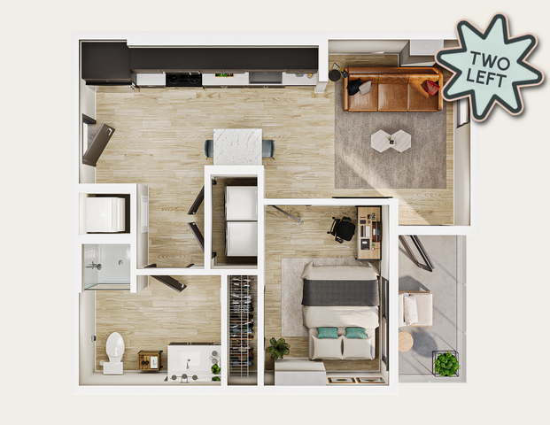 A2 - 1 Bed / 1 Bath