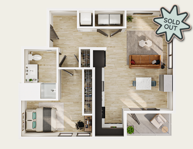 A5 - 1 Bed / 1 Bath