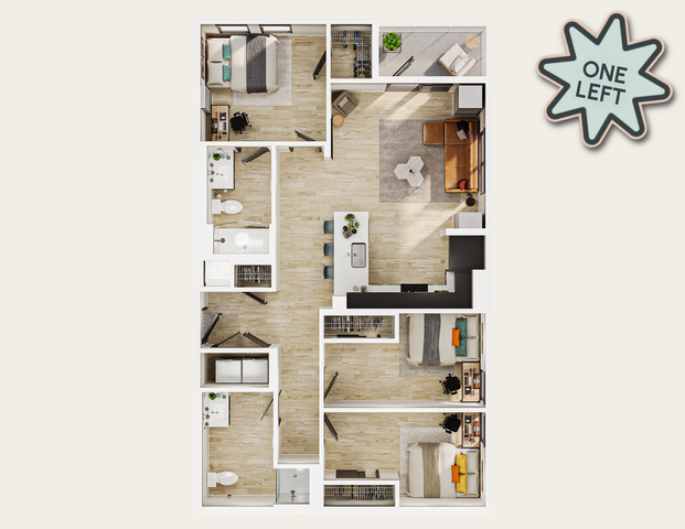 C3 - 3 Bed / 2 Bath