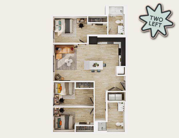 C5 - 3 Bed / 2 Bath