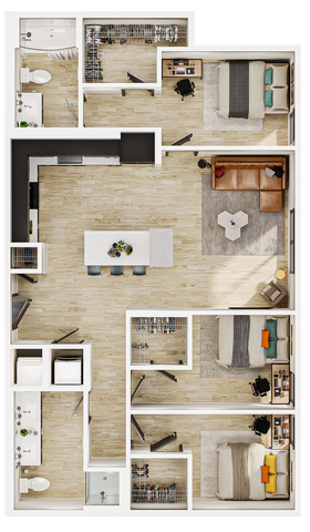 C6 - 3 Bed / 2 Bath