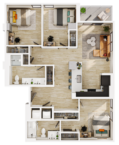 C7 - 3 Bed / 2 Bath