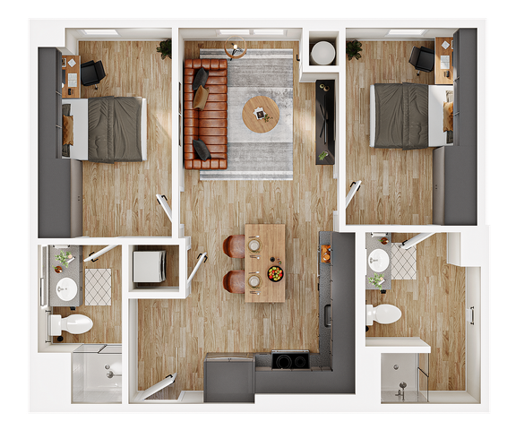 B4 - 2 Bed / 2 Bath