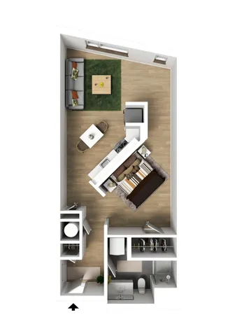 Jr. 1 Bedroom Type A