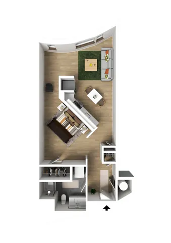 Jr. 1 Bedroom Type B