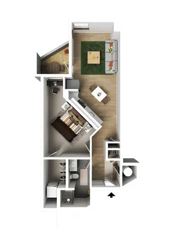 1 Bedroom Type C