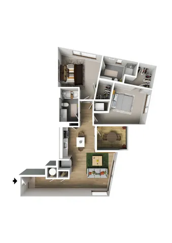 2 Bedroom Type A