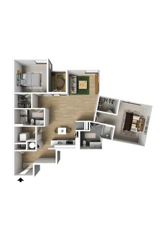 2 Bedroom Type D