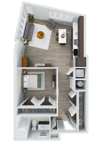 Fleet 1 bedroom