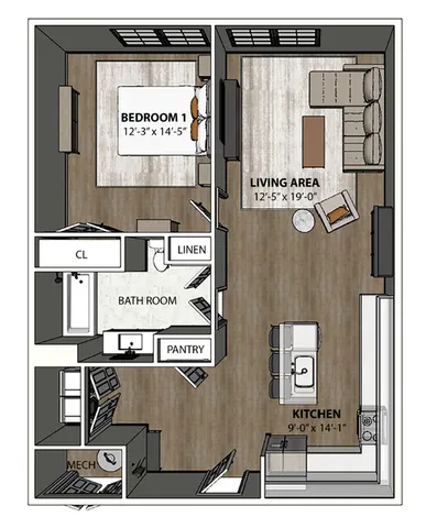 Wago 1B Floorplan