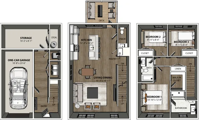Townhome 2 Floorplan