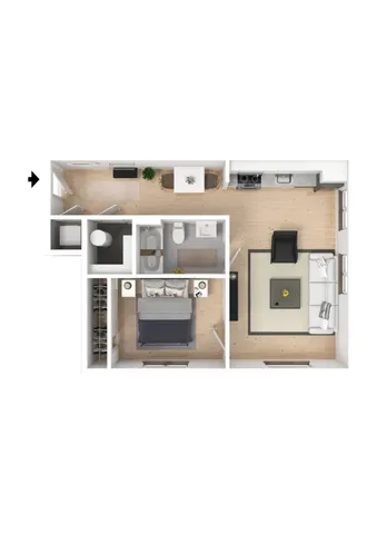 1 Bedroom-A1