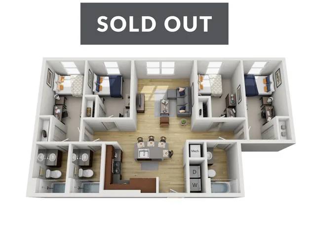 4 bedroom apartment in knoxville tennessee sold out