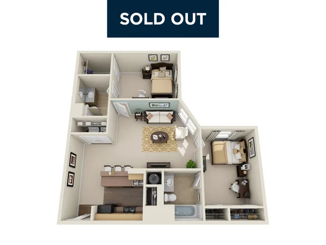 2 Bedroom | 2 Bathroom sold out