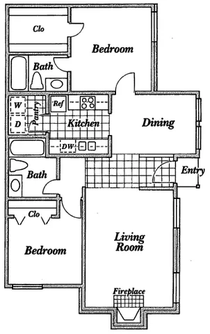 2 Bedroom 2 bath