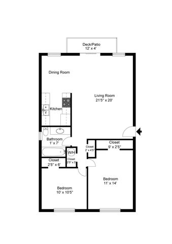 2x1 floorplan