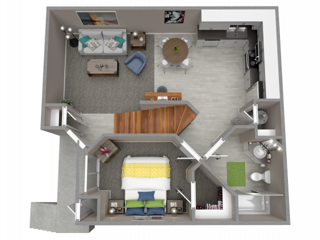 255 North 3 bedroom loft