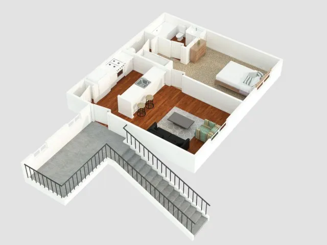 1 bedroom apartment floor plan
