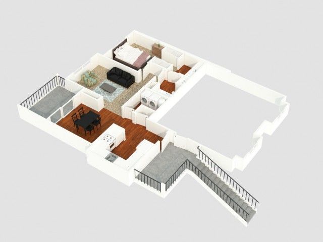 1 bedroom apartment floor plan
