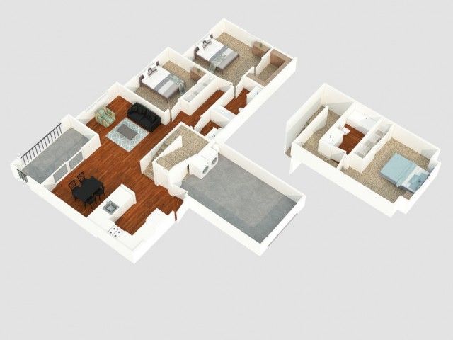 3 bedroom apartment floor plan