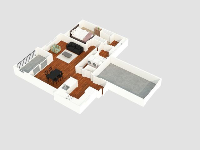 1 bedroom apartment floor plan