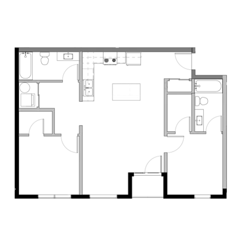 2x2 C Floorplan