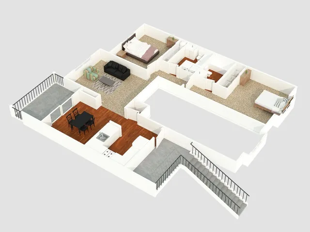 2 bedroom apartment floor plan