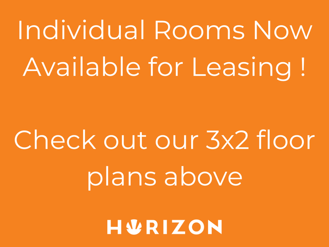 Individual Rooms Now Available for Leasing ! Check out our floor plans above