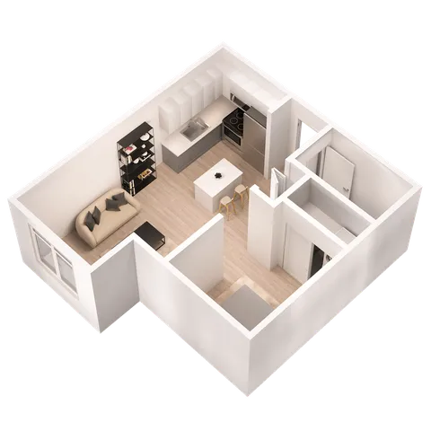 The Radio | Studio | 572+ Square Feet