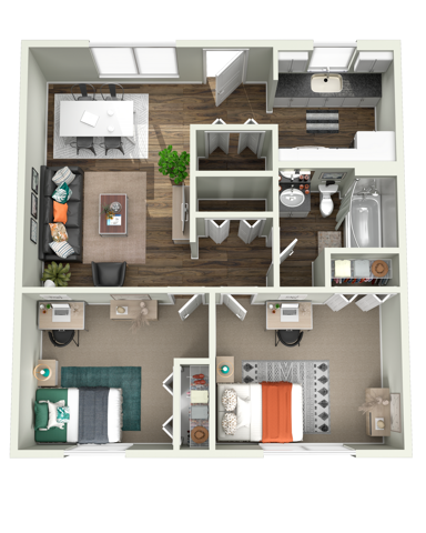 2x1 apartment