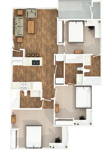 3 Bedroom 3 Bathroom
