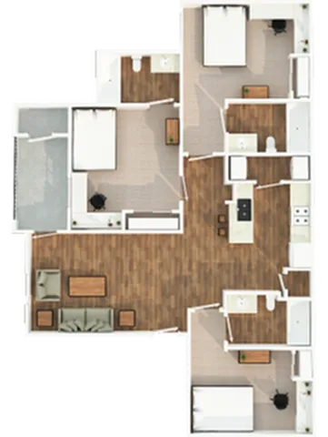 3 Bedroom 3 Bathroom