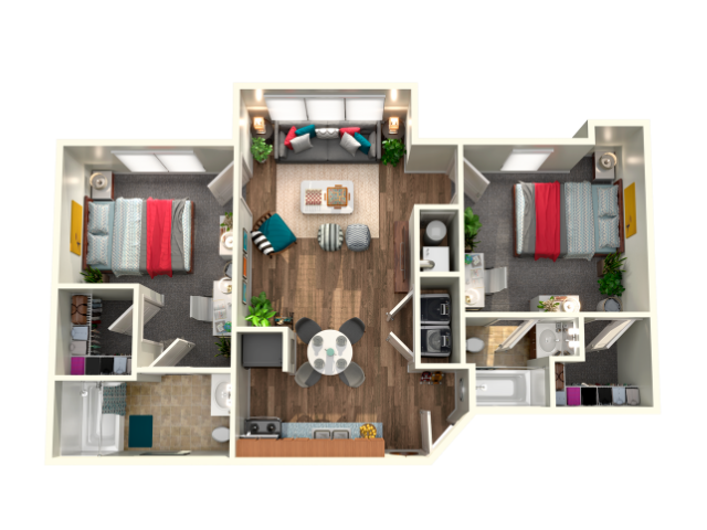 2 Bedroom - 2 Bathroom