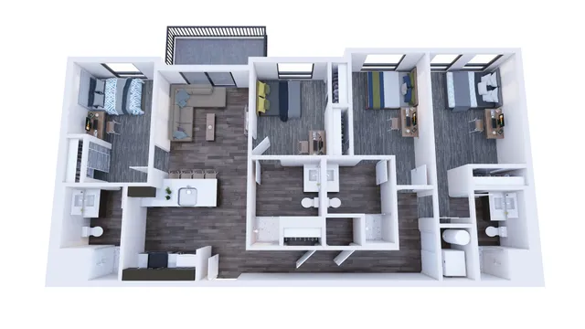 4x4 Balcony