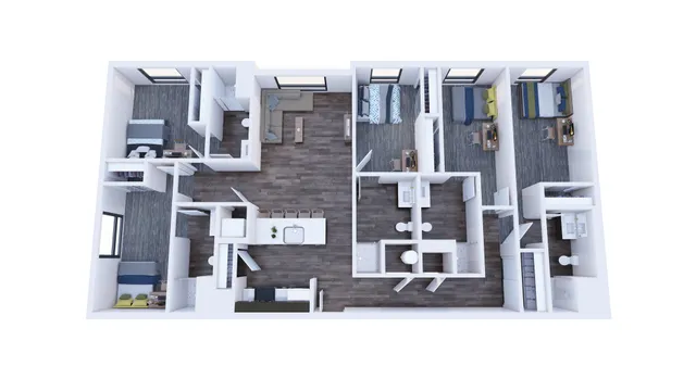 Republic on Main 5x5 A floorplan in Moscow, ID