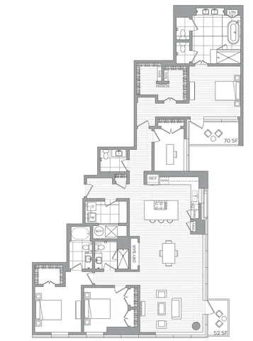 PH01 / 3 Bedroom / 3.5 Bath